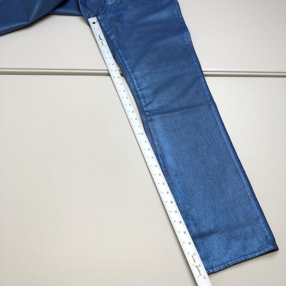 GStar Raw Viktoria High Rise Straight LUNA BLUE METAL Jeans Size 28 x 34 - Picture 4 of 12
